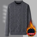 Sweater Men Mock Neck Casual Knitted Pullover Solid Color Warm Regular Fit Sweater Pullovers Mens Sweatwear