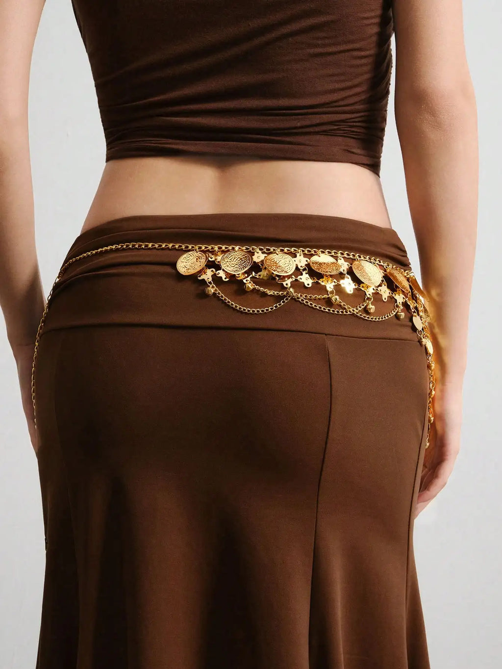 HERSHINE Women's Fashionable and Sexy Sequined Waist Chain, Bohemian Style Party Performance Accessory,spring，summer，Christmas