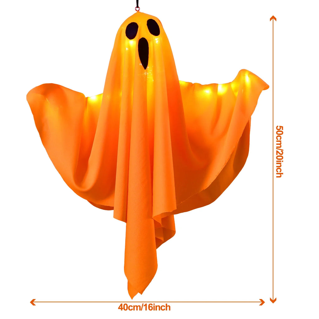 Halloween Decorations Outdoor Indoor Halloween Party Spooky Ghost String Lights LED Fairy Lights Yard Garden Interior Decorate
