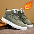 Plus-size men's high-top cotton shoes, men's winter warm fleece-lined casual sneakers, foreign trade fashion sports shoes