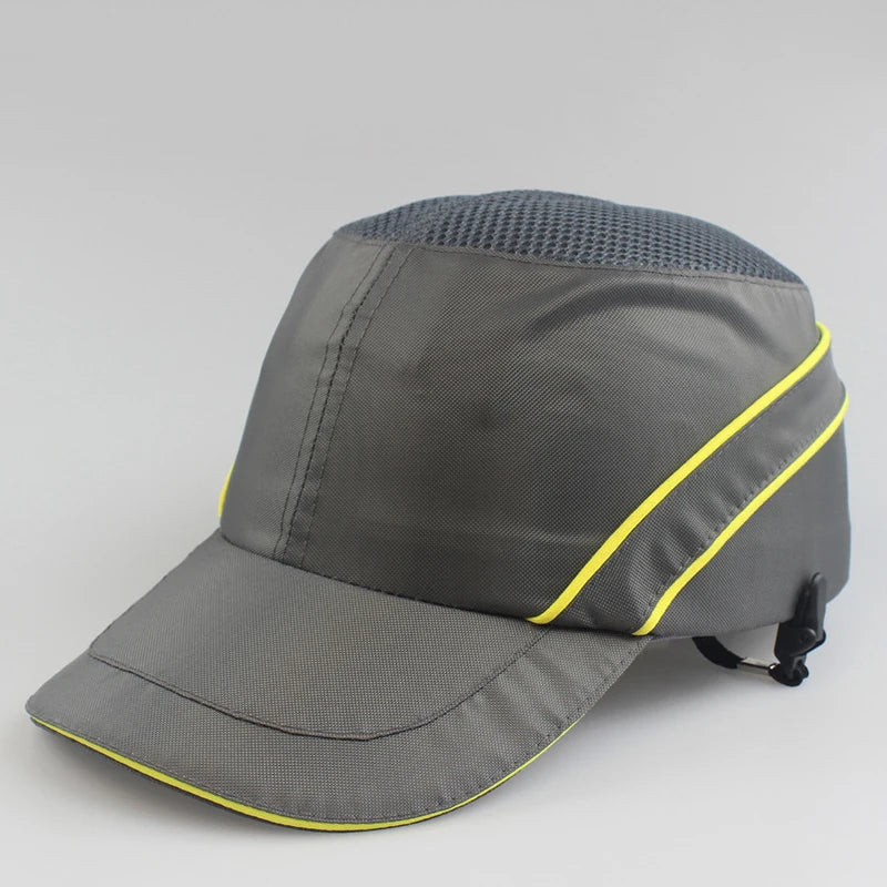 Custom Logo Work Safety Bump Cap Hard Inner Shell Protective Helmet Baseball Hats Outdoor Men Adjustable Safety Protection Hat