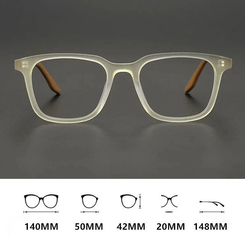 UVLAIK Vintage TR90 Square Glasses Frame Unisex Myopia Frame Optical Prescription Eyeglasses Frame Women Men Retro Matte Eyewear