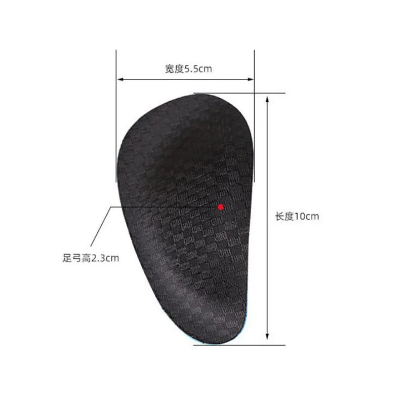 1Pair EVA Sports Palm Protector Insole For Men Women Flat Arch Support Half Cushion Inside Outside Splay Orthopedic Footbed Pads