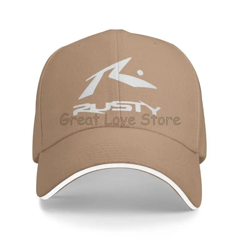 Rusty Surfboards Baseball Cap Unisex Daily Casual Sandwich Hat Summer Sports Sun Protector Bucket Hats Snapback Cap Dad Hat