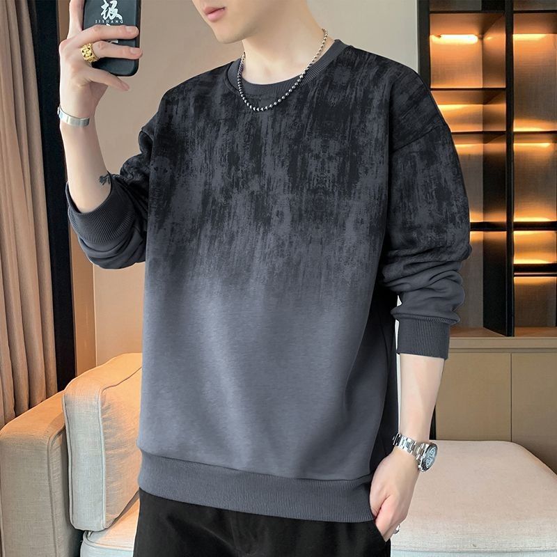 New Tie Dye Crew Neck Hoodie For Men