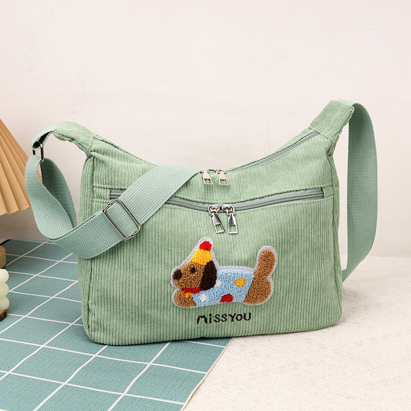 Retro Commuter Tote With A Single Shoulder Strap Spacious Bag For Women