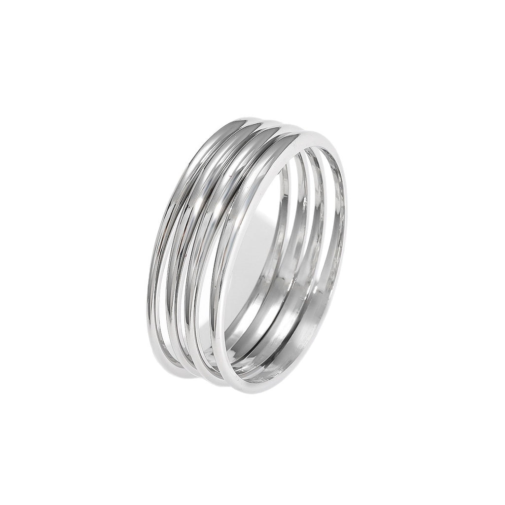 Vintage Wide Plain Ring Bracelet