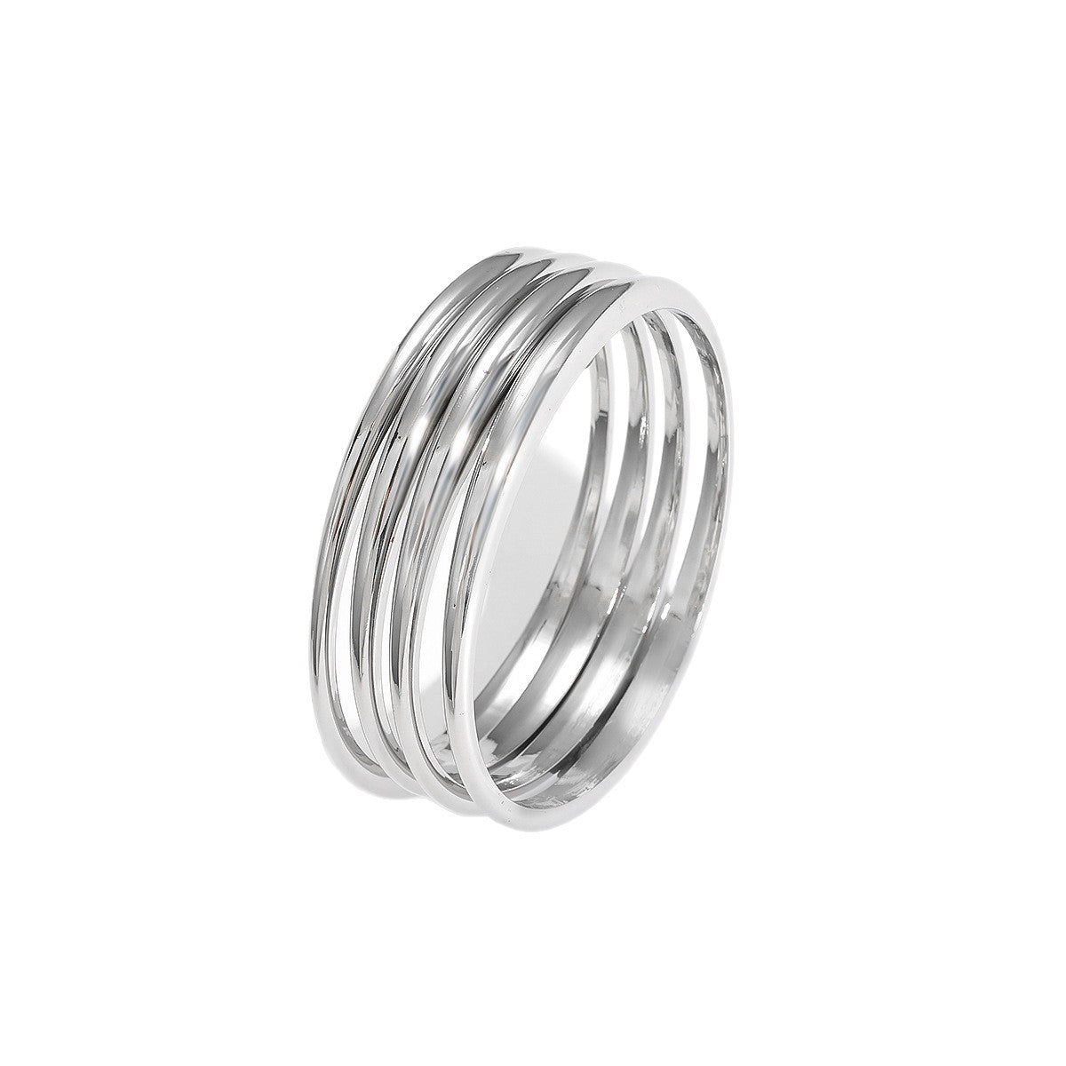 Vintage Wide Plain Ring Bracelet