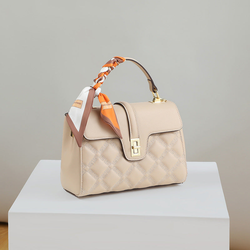 High-End Textured Large-Capacity Tote Crossbody Bag