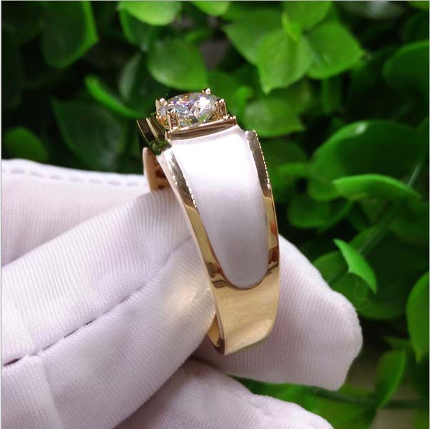 Gold-Plated Minimalist Ring In European And American Style