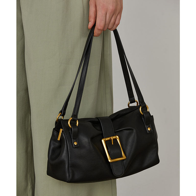New Niche Womens Cowhide Underarm Tote Shoulder Bag