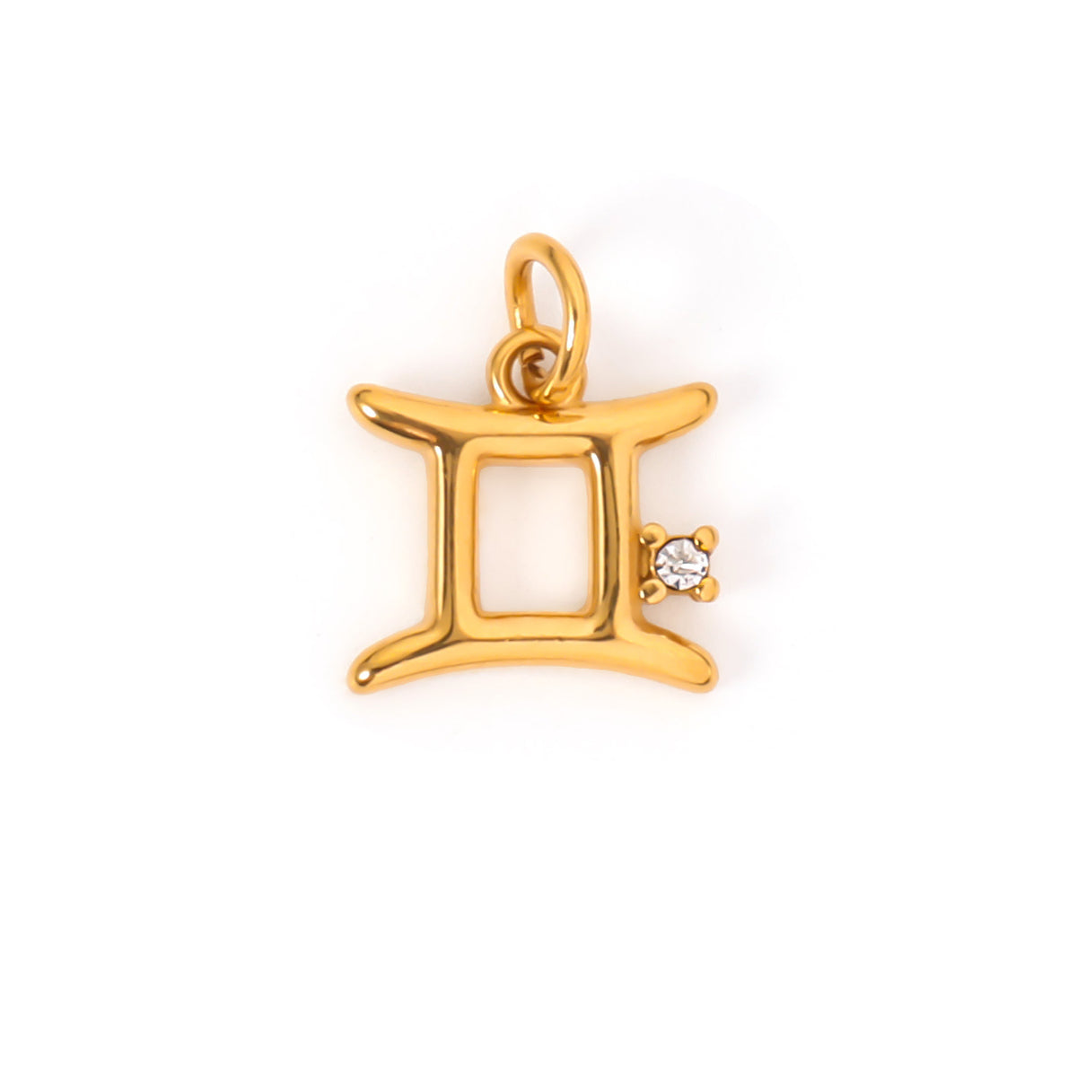 Rare 24K Gold-Plated Stainless Steel Zodiac Pendant