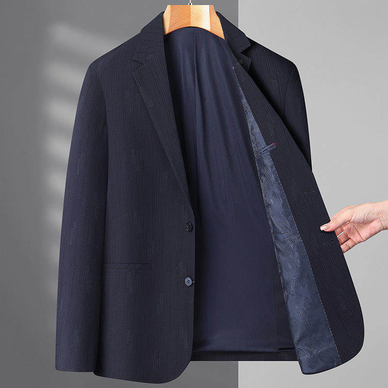 Business Suit Jacket A Minimalist Light-luxury Mens Casual Blazer Thats Both Stylish And Sophisticated
