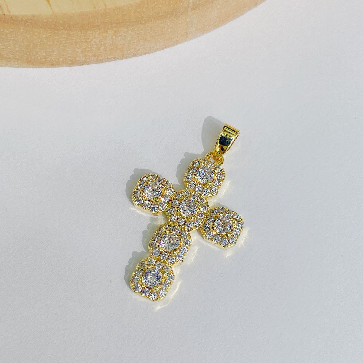 Punk Retro Hip-Hop Style Personalized Cross Necklace Pendant