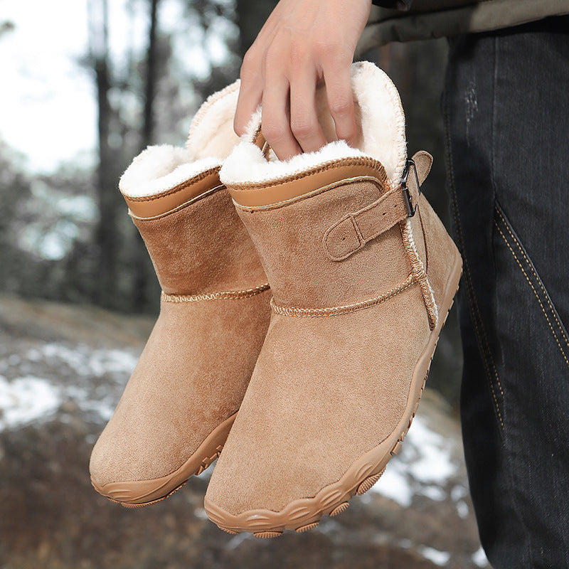 Leather Anti-Slip Five-Finger Shoes For Couples Wear-Resistant