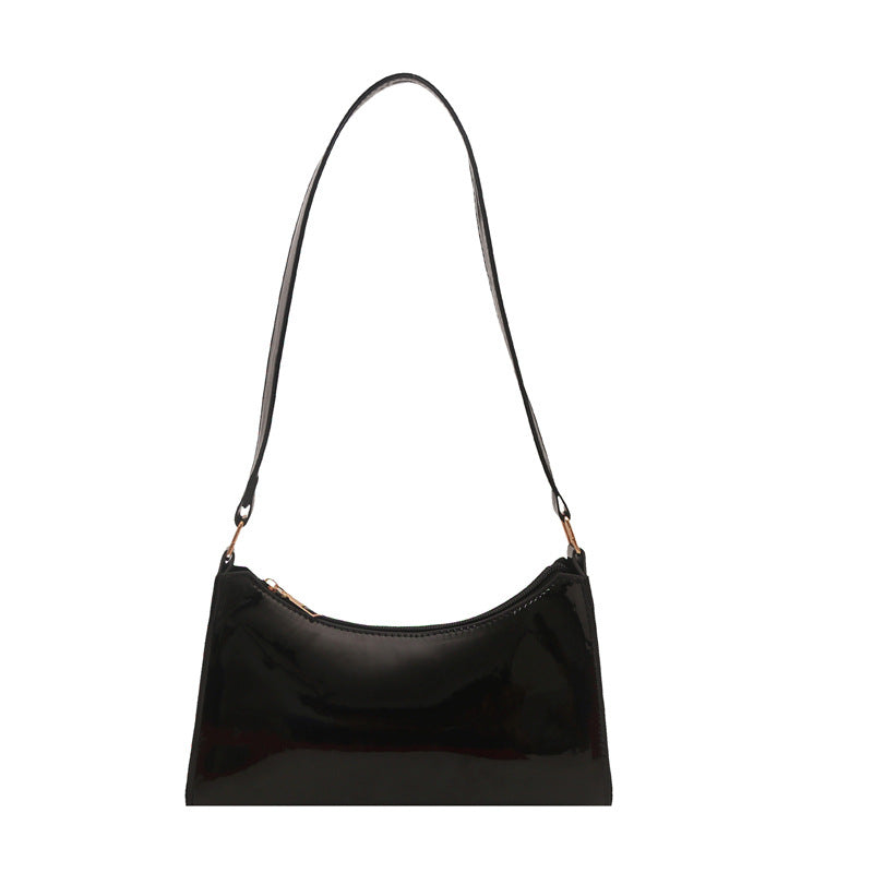 French-style Minimalist Textured Fashionable Tote And Shoulder Bag