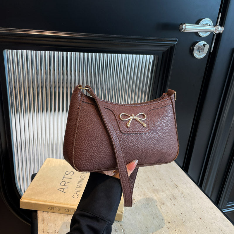 Womens Stylish Bow-Tie Western-Style Underarm Bag