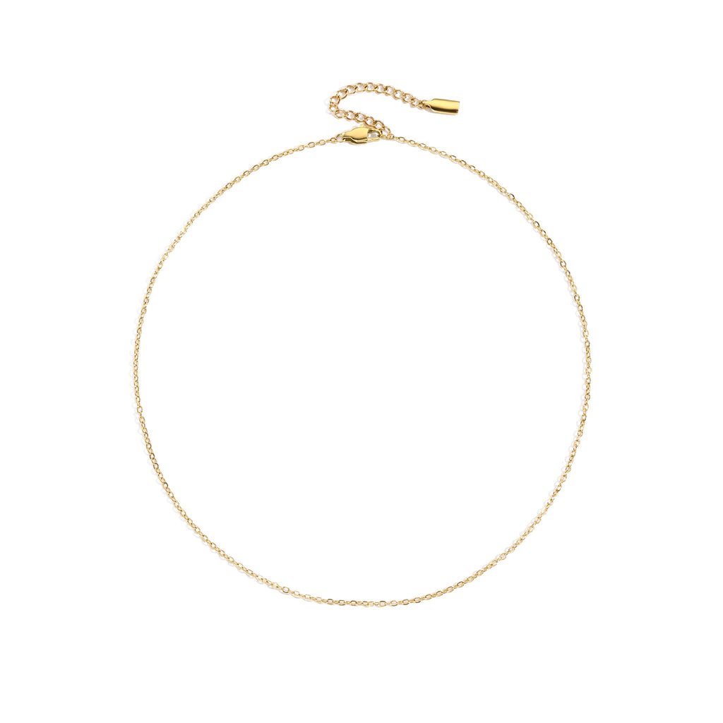14K Gold Stainless Steel Necklace For Women
