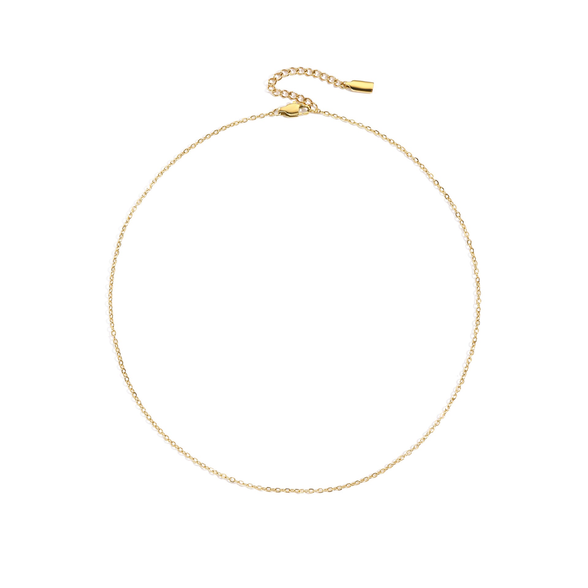 14K Gold Stainless Steel Necklace For Women