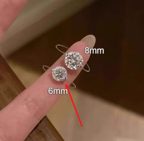 Light-luxury Transparent-thread Invisible Mermaid-tear Ring For Women