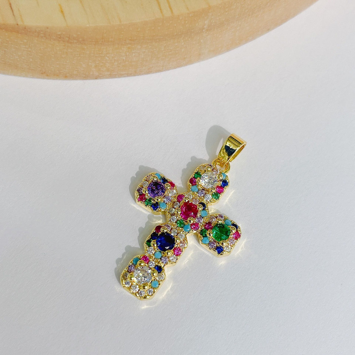 Punk Retro Hip-Hop Style Personalized Cross Necklace Pendant