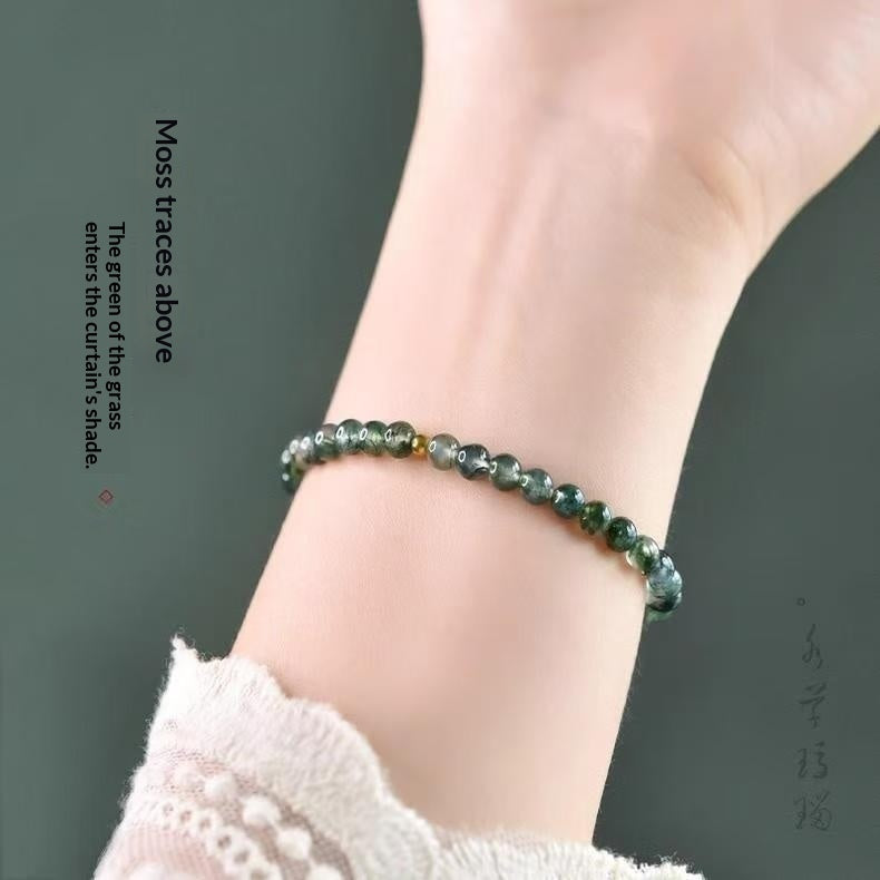 Crystal Fortune-Attracting Green Phantom Quartz Treasure Bowl Bracelet