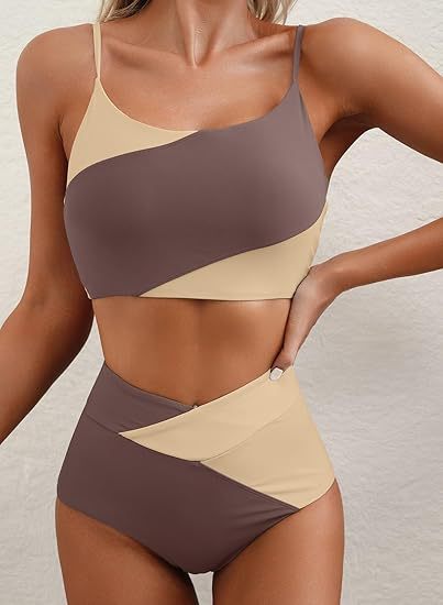 Cropped Color-blocked Slim-fit Inner Top