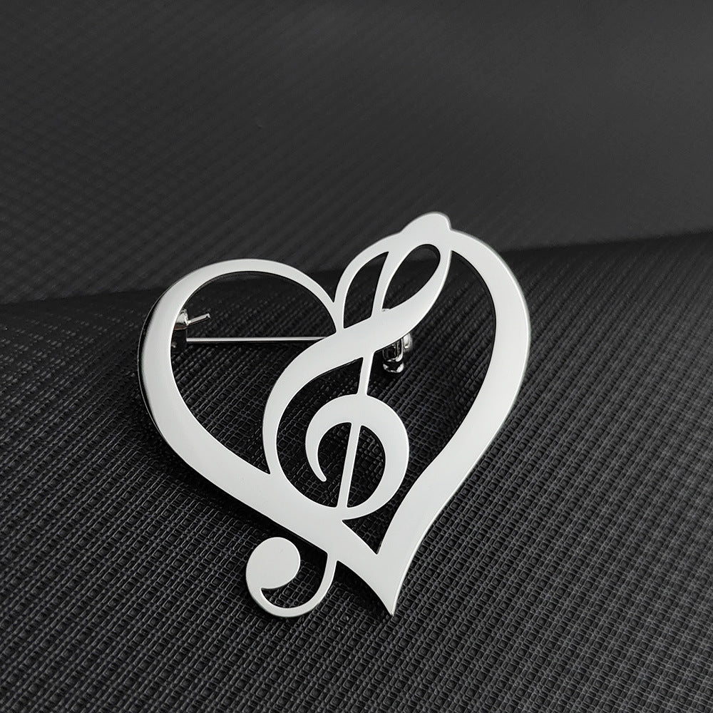 Love Note Brooch Romantic Accessory For Couples On Dates