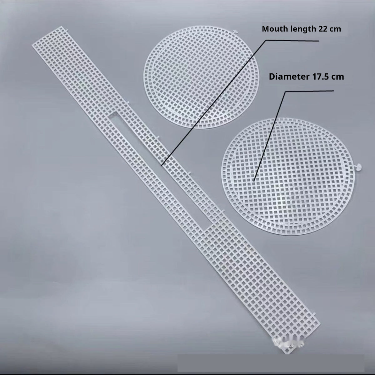 Cut-to-size Plastic DIY Mesh Bag