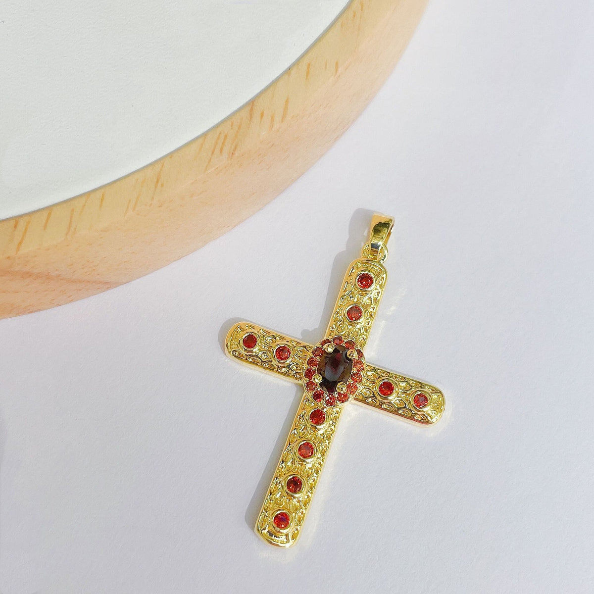 Punk Retro Hip-Hop Style Personalized Cross Necklace Pendant
